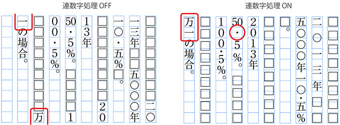 連数字