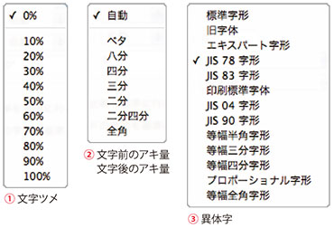 段落スタイル