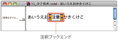 環境設定・注釈